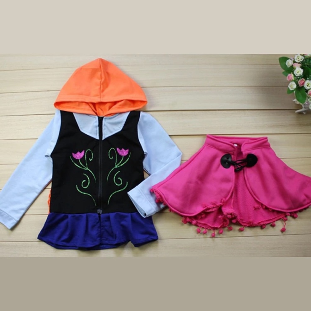 Girls' Princess Hoodie Outerwear Jacket